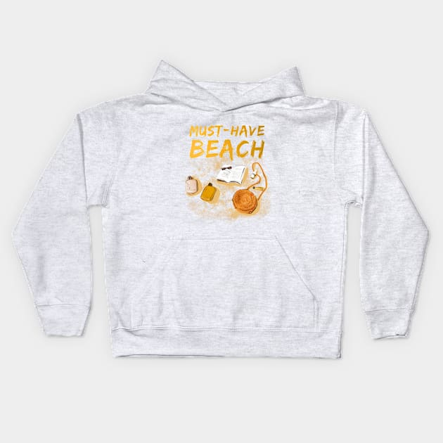 Must have beach Kids Hoodie by Mimie20